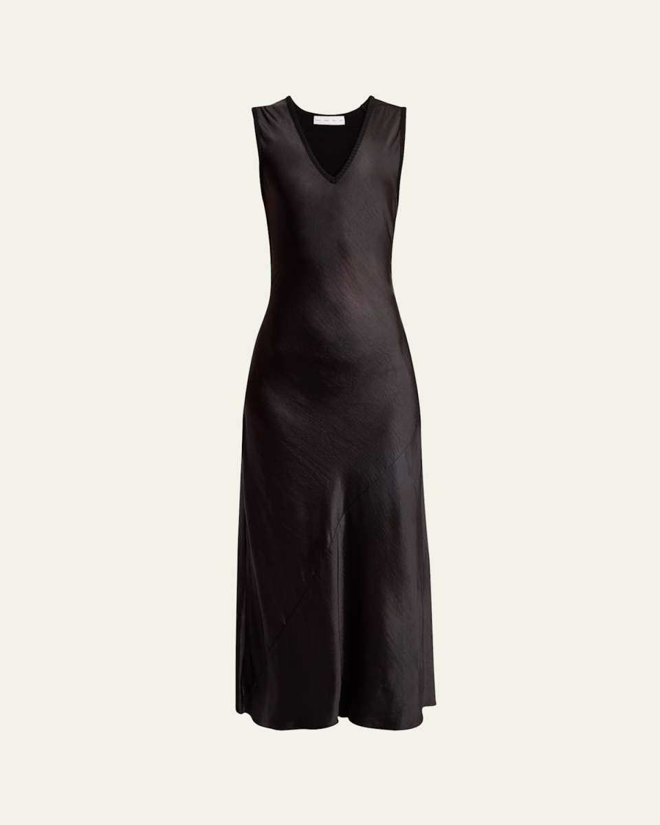Charlotte Satin Maxi Dress
